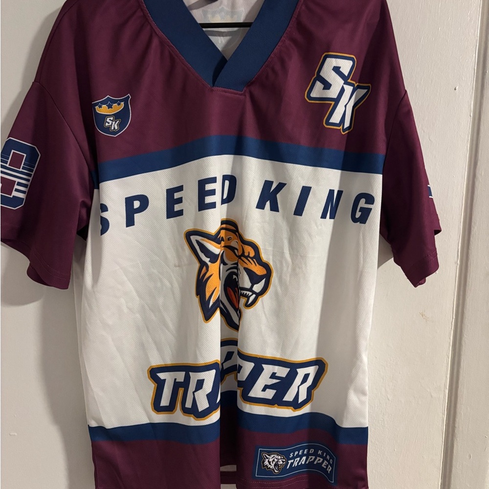 Speed King Trapper Men’s Hockey Style Jersey Shirt Size Medium
(477)